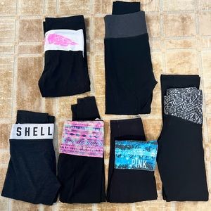 6 pairs of Victoria’s secret leggings